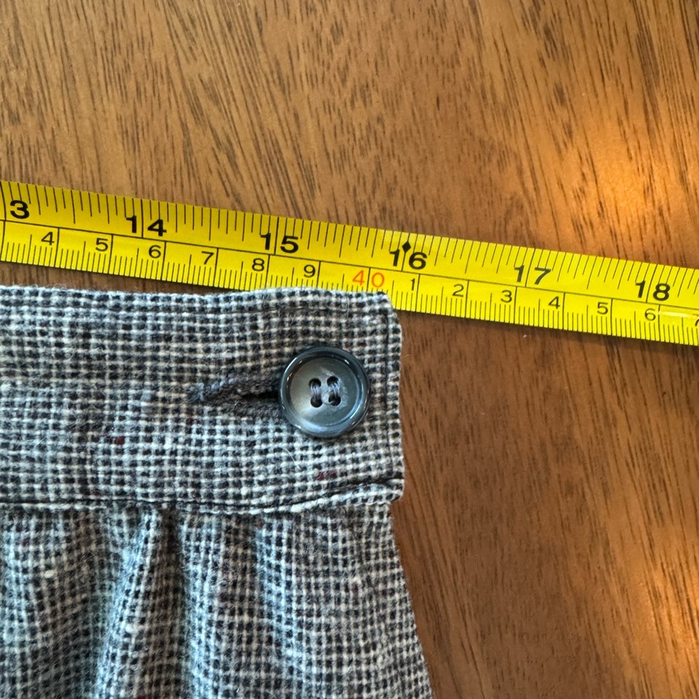 Vintage Pendleton 100% Wool Classic Gray Pencil Skirt - Picture 4 of 5